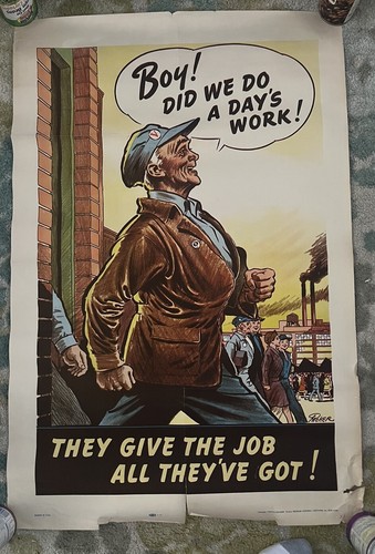 Poster propaganda 40 - poster, 27"