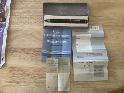 Vintage 1957 parker duofold - vintage,